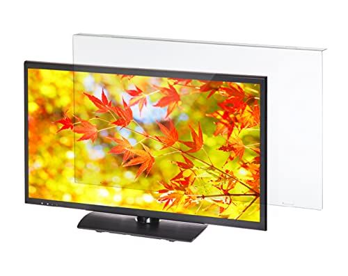 55インチ対応 目に優しい ブルーライトカット テレビ液晶画面 保護パネル 固定ベルト付 アクリル製 55型対応 テレビガード SAB-BLC-55