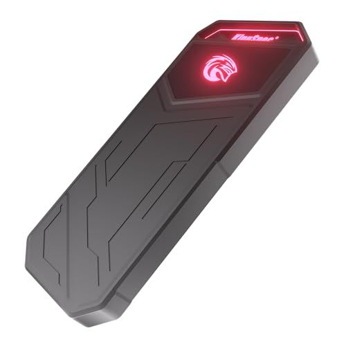 SSD 外付け 512GB RGBライト搭載 USB3.2 Gen2対応 最大読取速度2000MB/s ハードディスク 外付けスマホ/PS4/ノートPC/テレビ/PC対応 3年保証