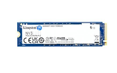 キングストンテクノロジー Kingston SSD NV3 1TB PCIe Gen 4.0 x4 最大6,000MB/秒 M.2 2280 NVMe 正規代理店保証品 5年保証 SNV3S/1000G