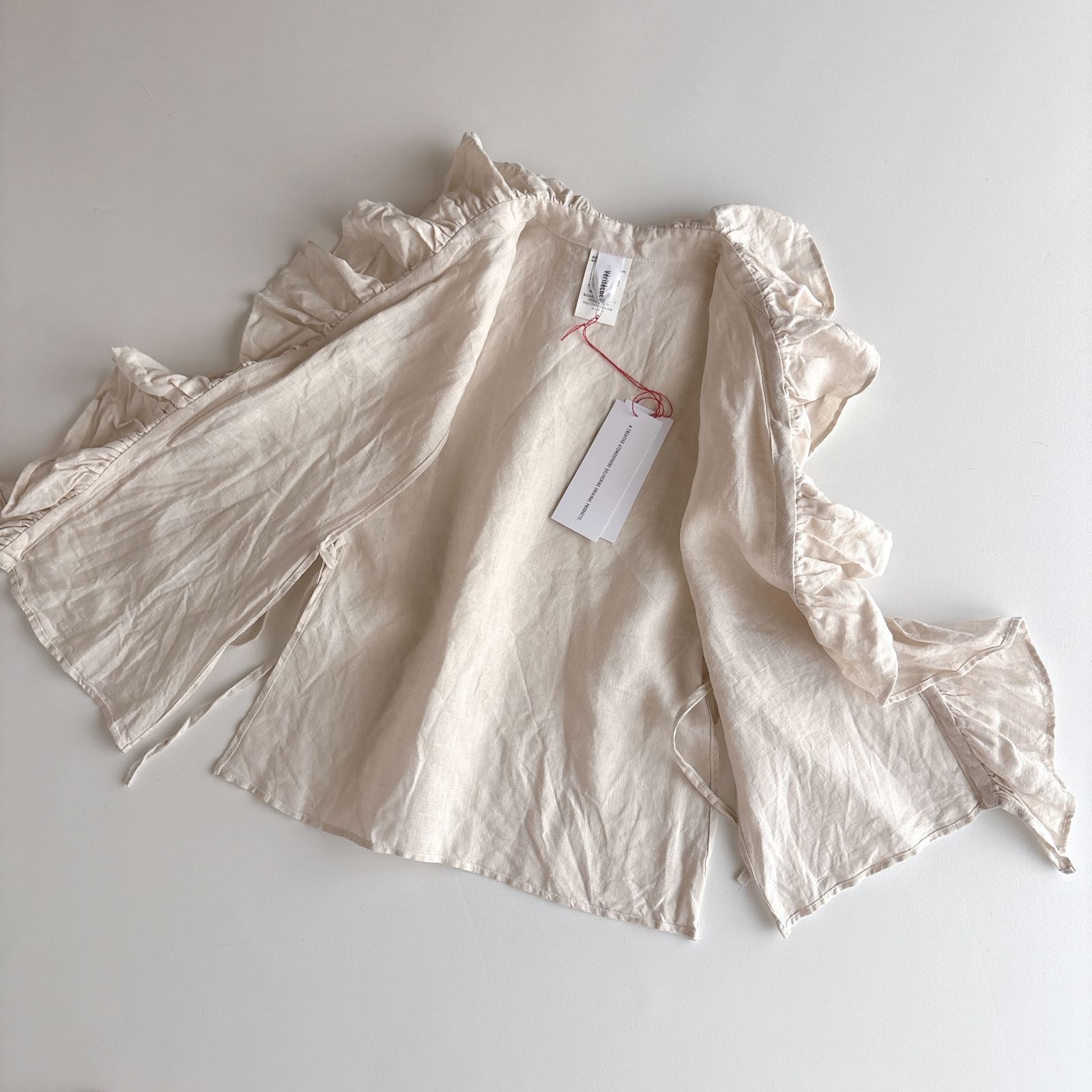 タグ付き未使用 / Veritecoeur ヴェリテクール / LTD-122 Linen Frill
