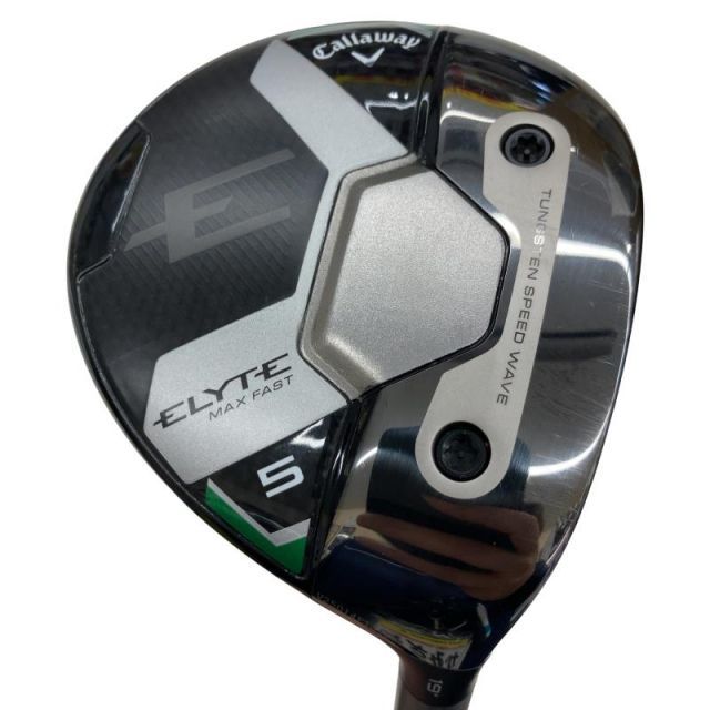 【中古】 キャロウェイ ELYTE MAX FAST 5W フェアウェイウッド FW LIN-Q GREEN 40 for CW(ELYTE FW) (フレックスSR) メンズ 男性用 右利き 右用 Cランク ゴルフクラブ
