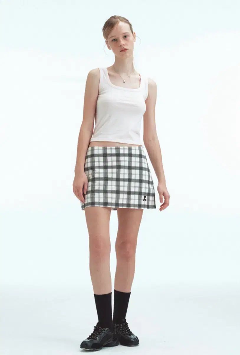 レクリエーション RR チェックミニスカート/IVORY 10,767円