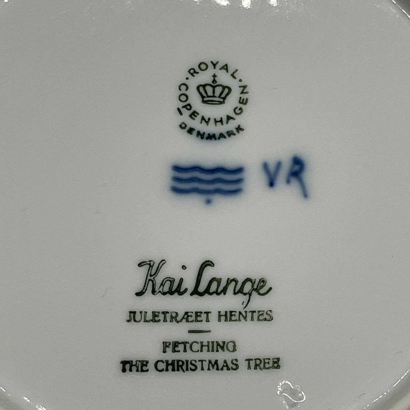 ロイヤルコペンハーゲン 1964年『 クリスマスツリーを採りに 』 1級品