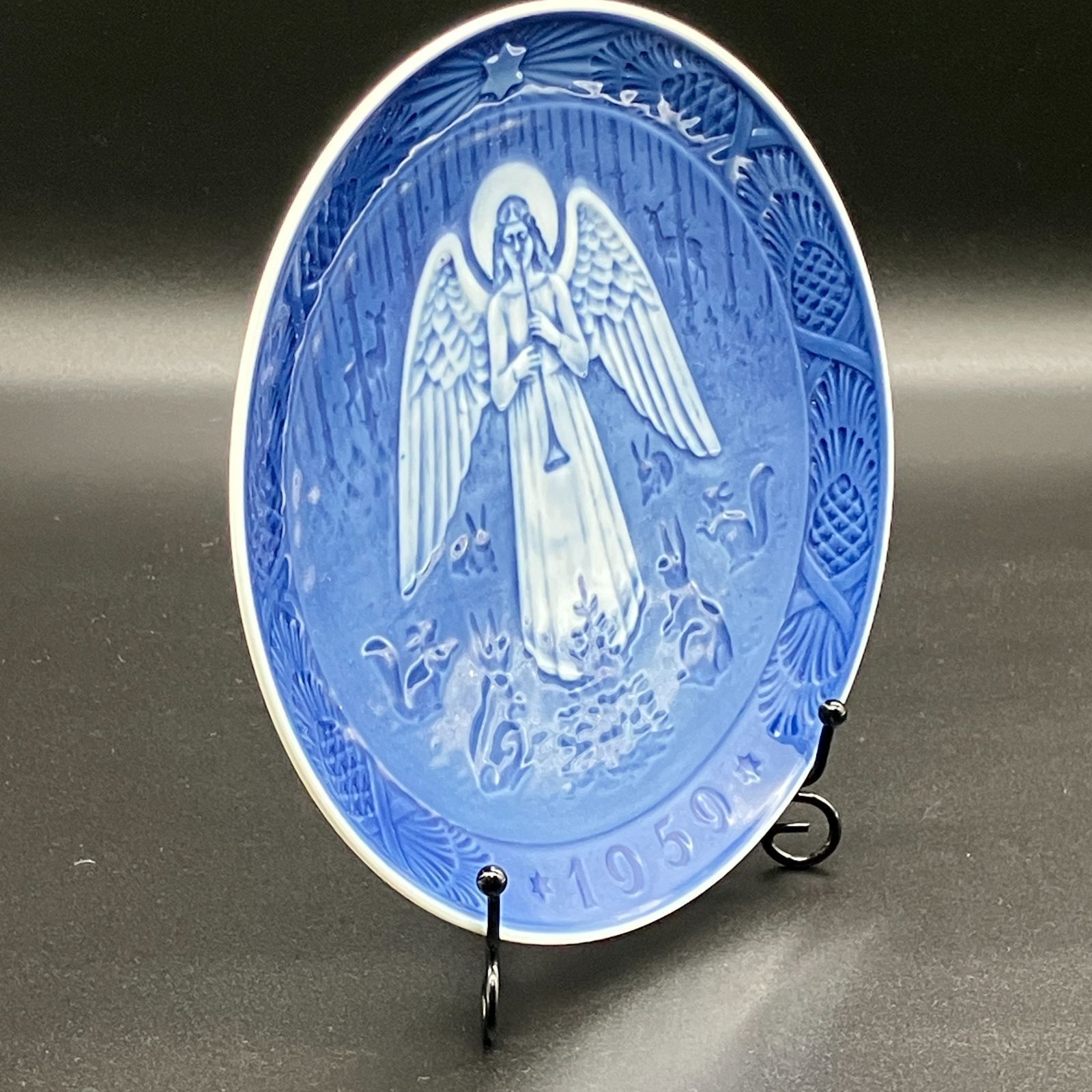 ロイヤルコペンハーゲン 1級品 イヤープレート 1959年 クリスマスの夜 美品 ロイヤルコペンハーゲン 1959年『 クリスマスの夜 』 1級品 イヤー