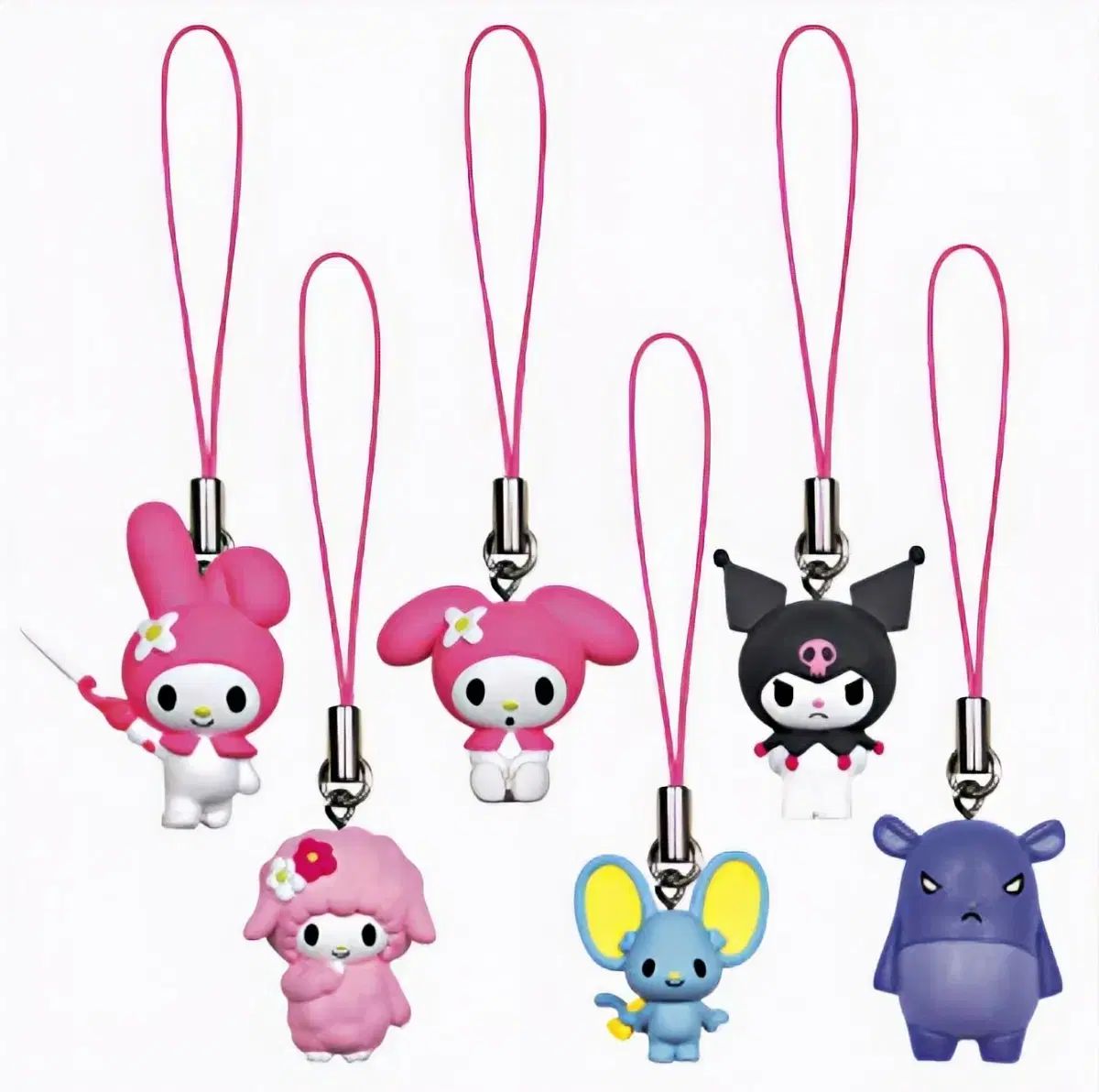 サンリオガチャ6種セット マイメロディガチャ フラットガチャ ピアノガチャ