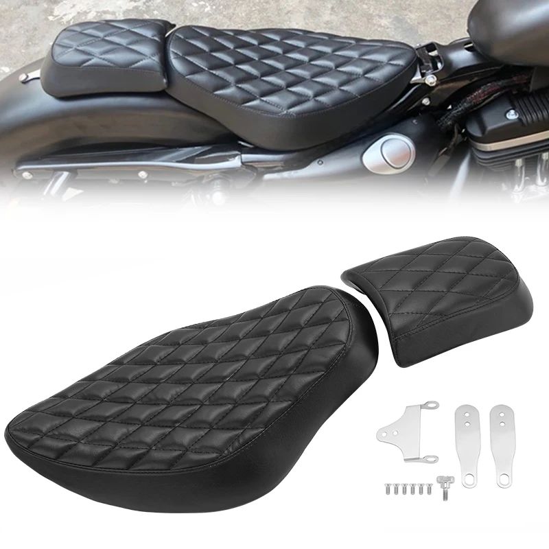 ハーレースポーツスター XL 883/1200 用 フロントリアクッションセット 黒