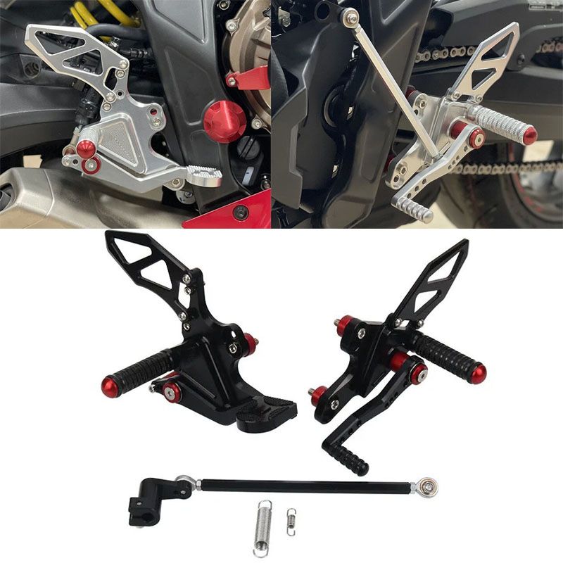 CB650F/CBR650F/R 用 CNC 調整可能リアセットフットレスト
