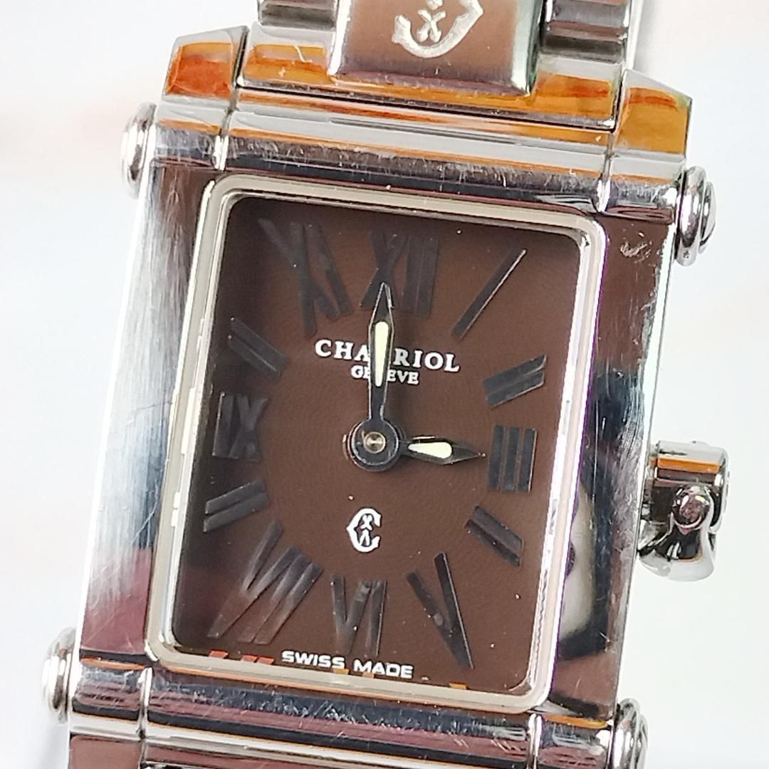電池新品】美品 シャリオール コロンブス クォーツ 純正ブレス CCSTRD2