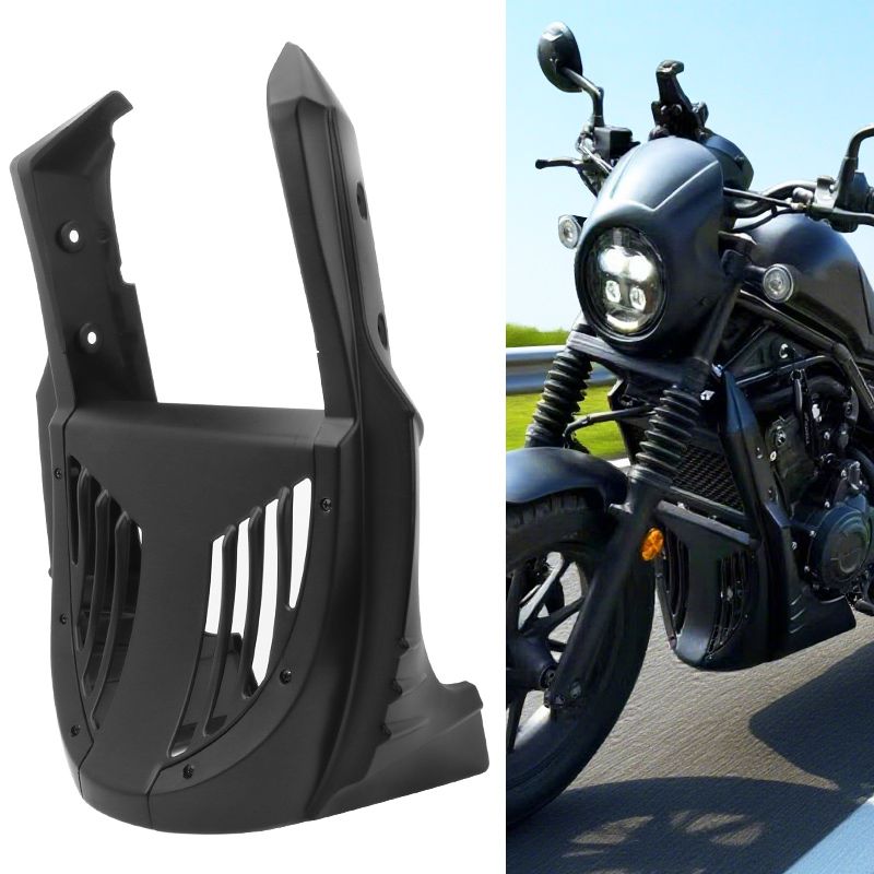 ホンダ Rebel CMX300 2017-2026 用 マットブラック フロントロアフェアリングカバー