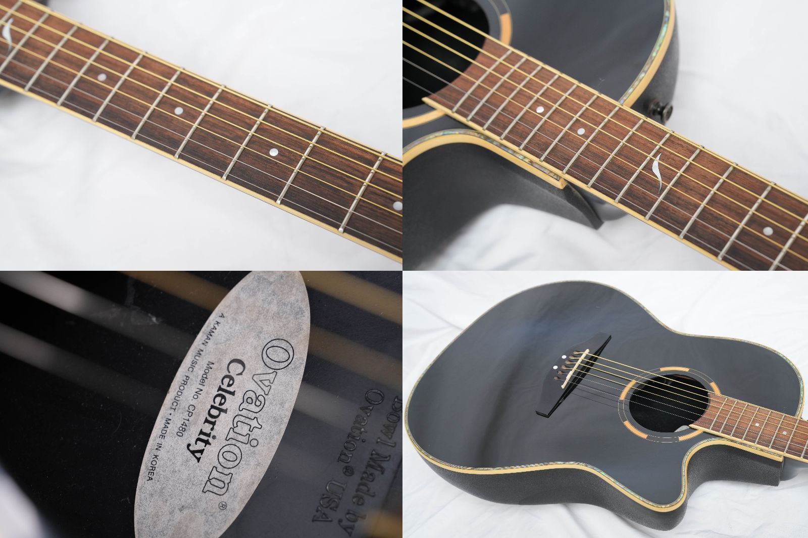 ☆OVATION Celebrity CP1480 BLACK エレアコ ハードケース付☆ - メルカリ