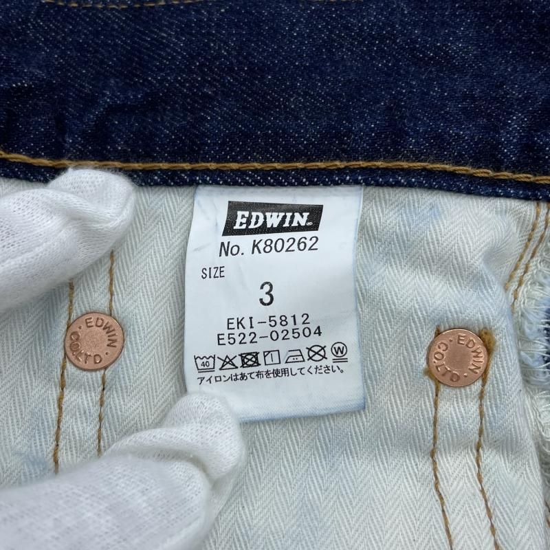 中古】refomed × EDWIN FRESH MAN DENIM デニムパンツ サイズ3 K80262