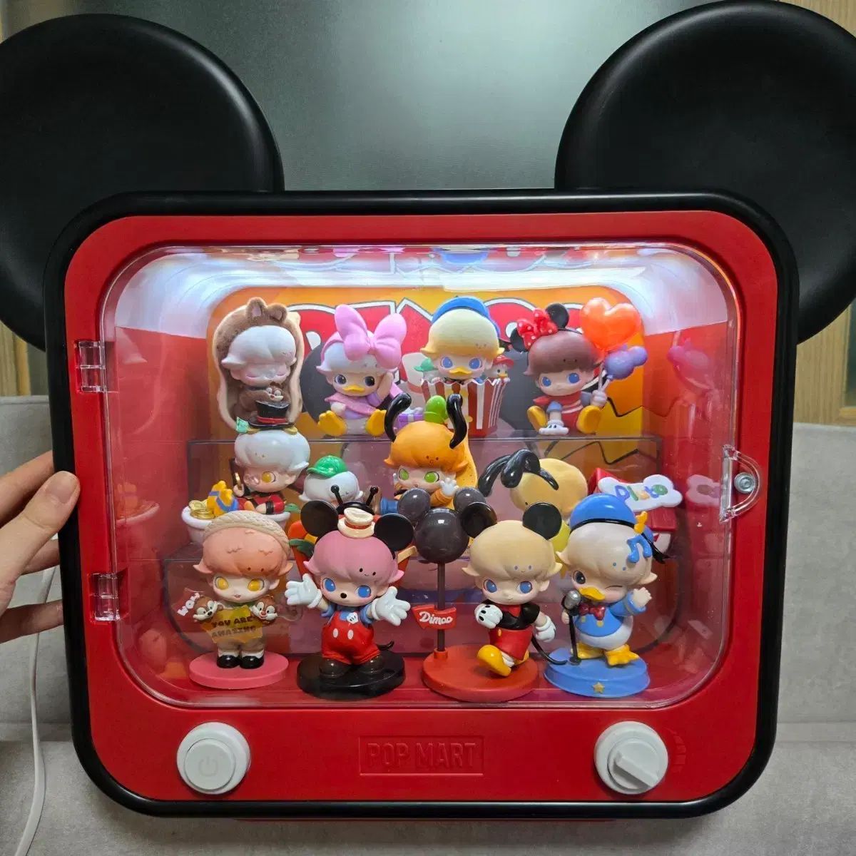 POP MART DIMOO ミッキーマウス フィギュア セット + 専用 コンテナ