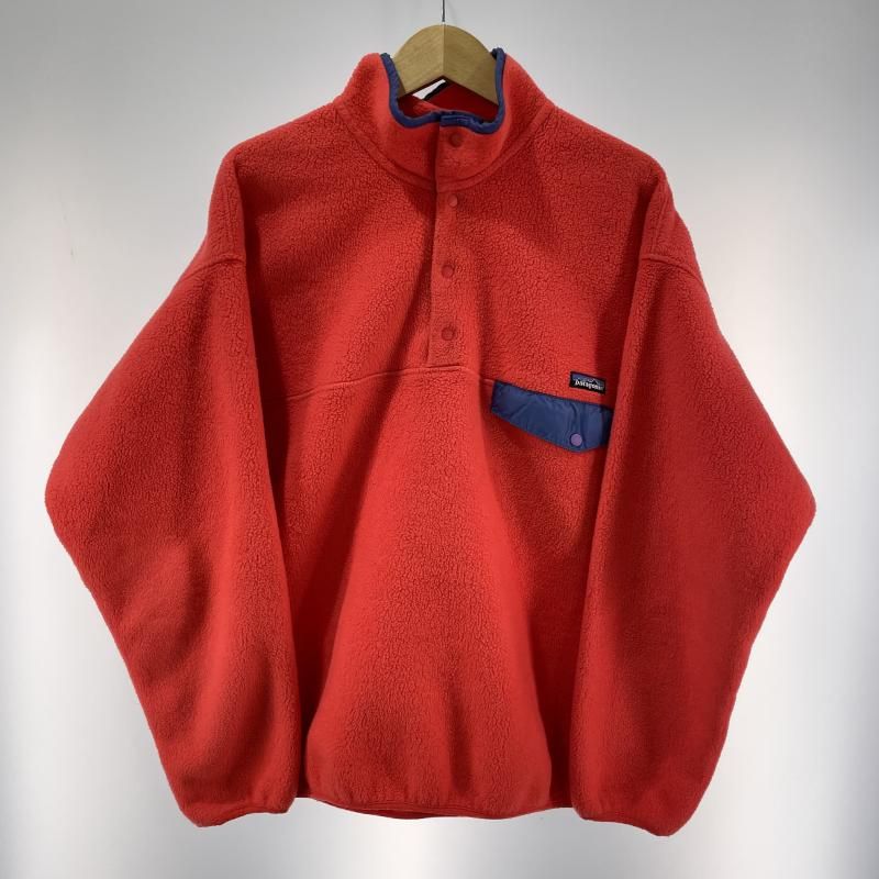 Patagonia パタゴニア シンチラスナップT L フリース 90's メンズ L レッド 赤 ポリエステル Patagonia パタゴニア シンチラスナップT L フリース 90's メンズ L