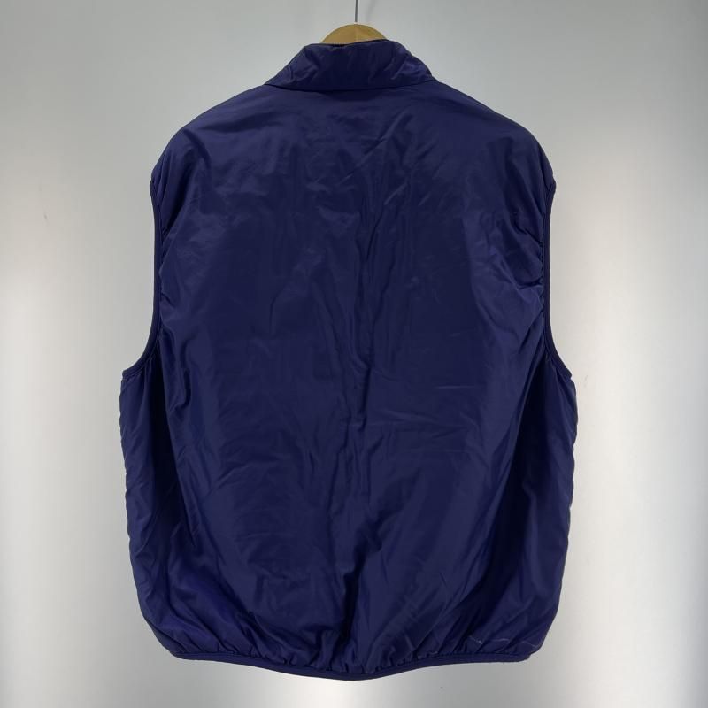 中古】90s Patagonia パフボール ベスト サイズL ネイビー/パープル