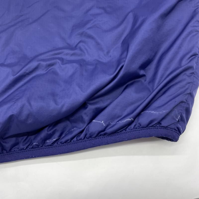 中古】90s Patagonia パフボール ベスト サイズL ネイビー/パープル