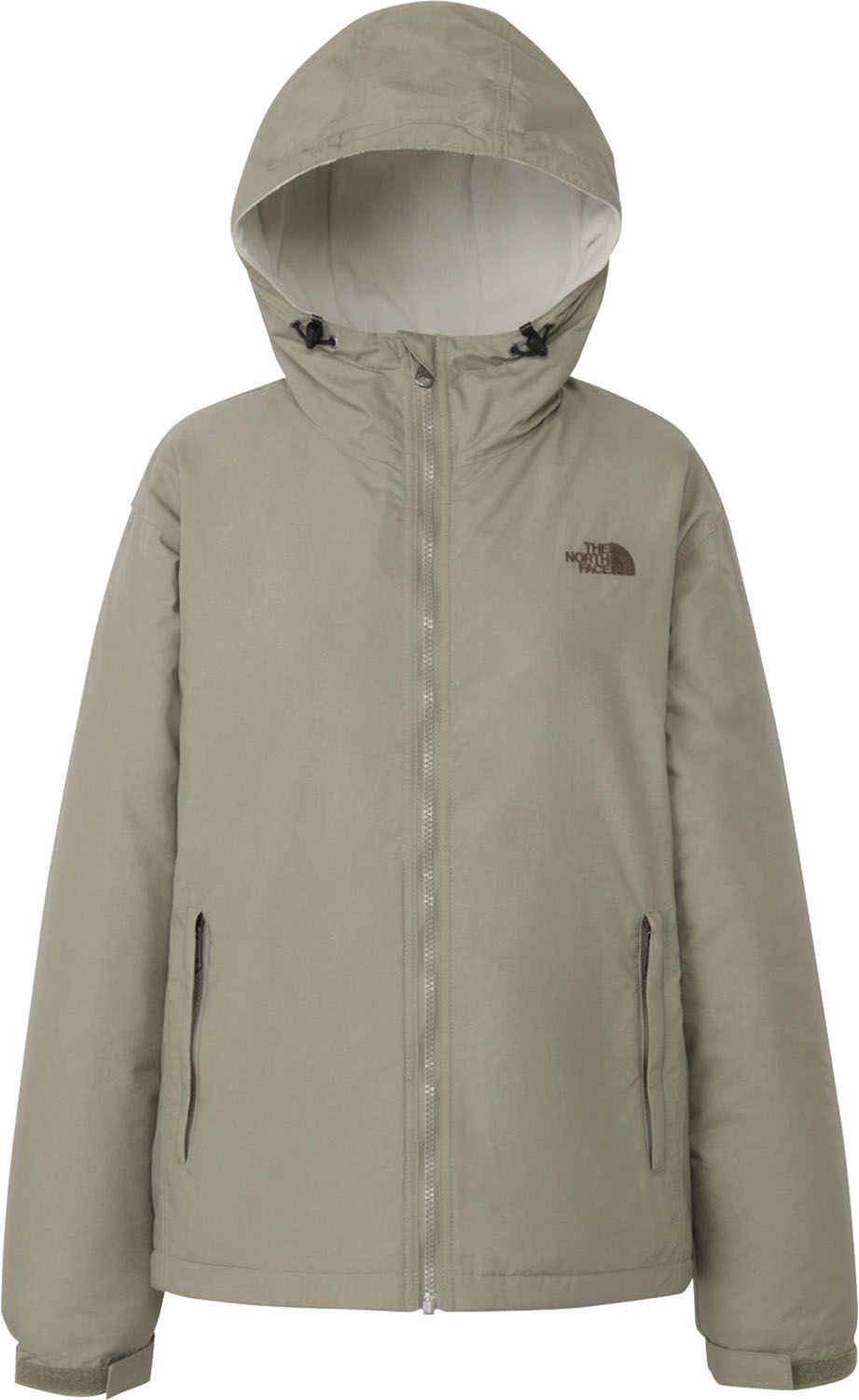 ザ・ノース・フェイス THE NORTH FACE アウトドア コンパクトノマドジャケット レディース パーカー アウター フーディ 秋 冬 軽量 保温 撥水 キャンプ 普段使い タウンユース 防寒 雨 雪 上着 シンプル NPW7253 MR マッシュルー