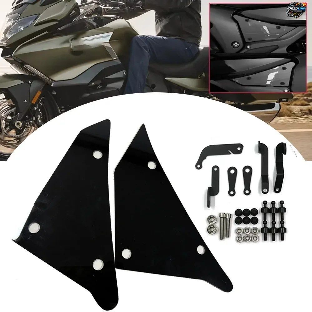 BMW K1600 GRAND AMERICA 2018-2022、K1600B 2017-2022用オートバイサイドフィルパネルフェアリングカウルカバープレートタンクトリム