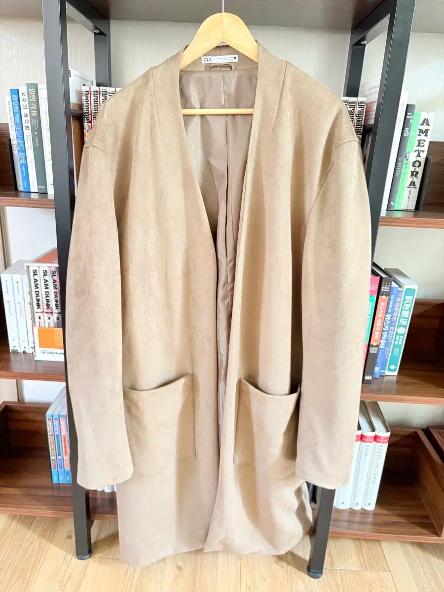 ZARA スウェード エフェクト トレンチ カーディガン (ブラウン/ブラック) まとめ