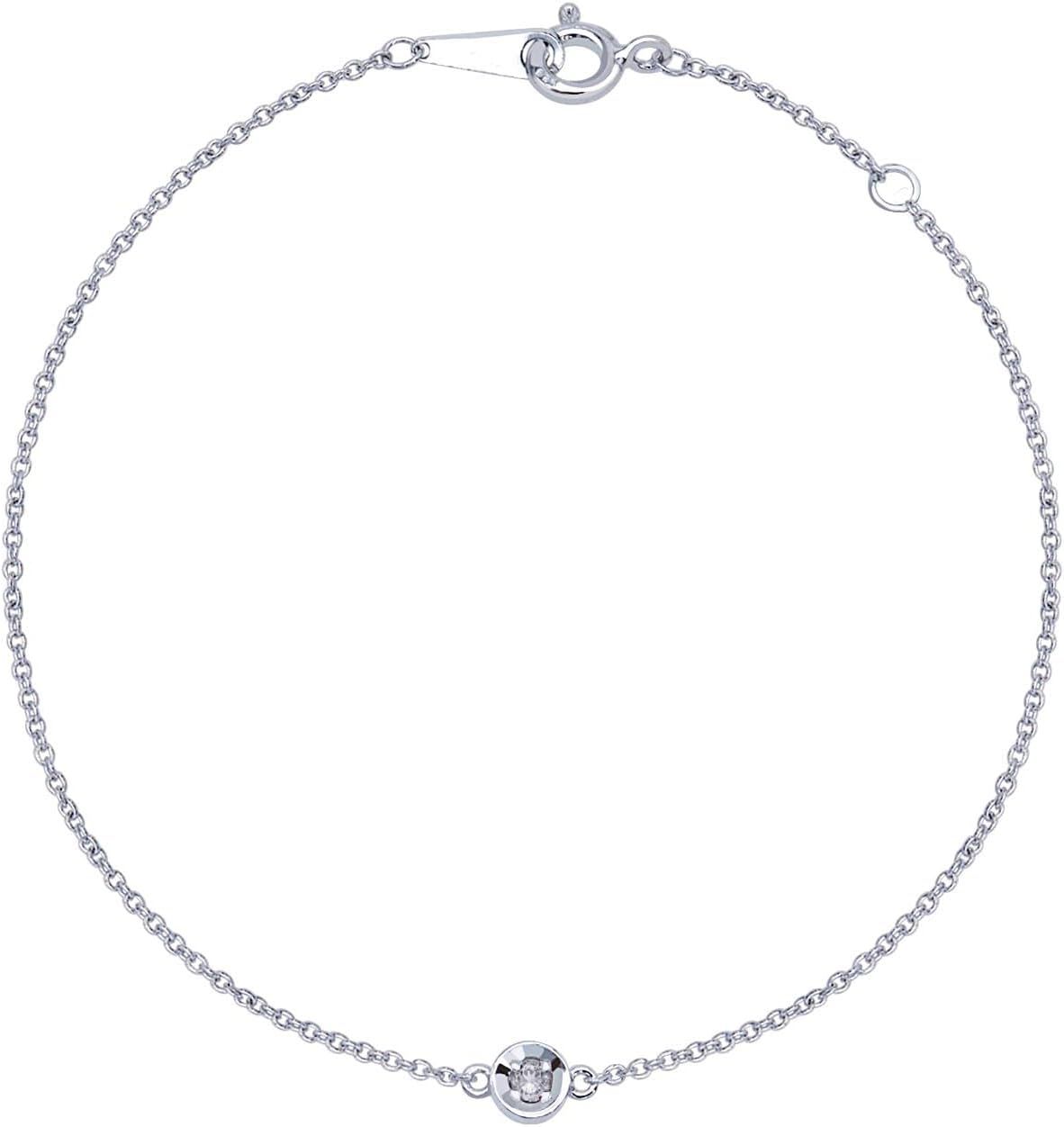 [シアーズ] ブレスレット 1粒 誕生石 シルバー アクアマリン(3月) b6129-sv-03 9,317円
