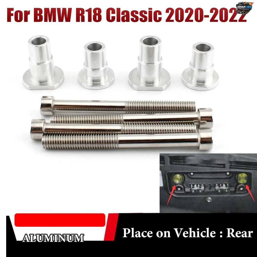 BMW R18 クラシック 2020 2021 2022 用 オートバイ用ツールボックスアダプター リアパッセンジャー シーシーバー バックレスト バックレス