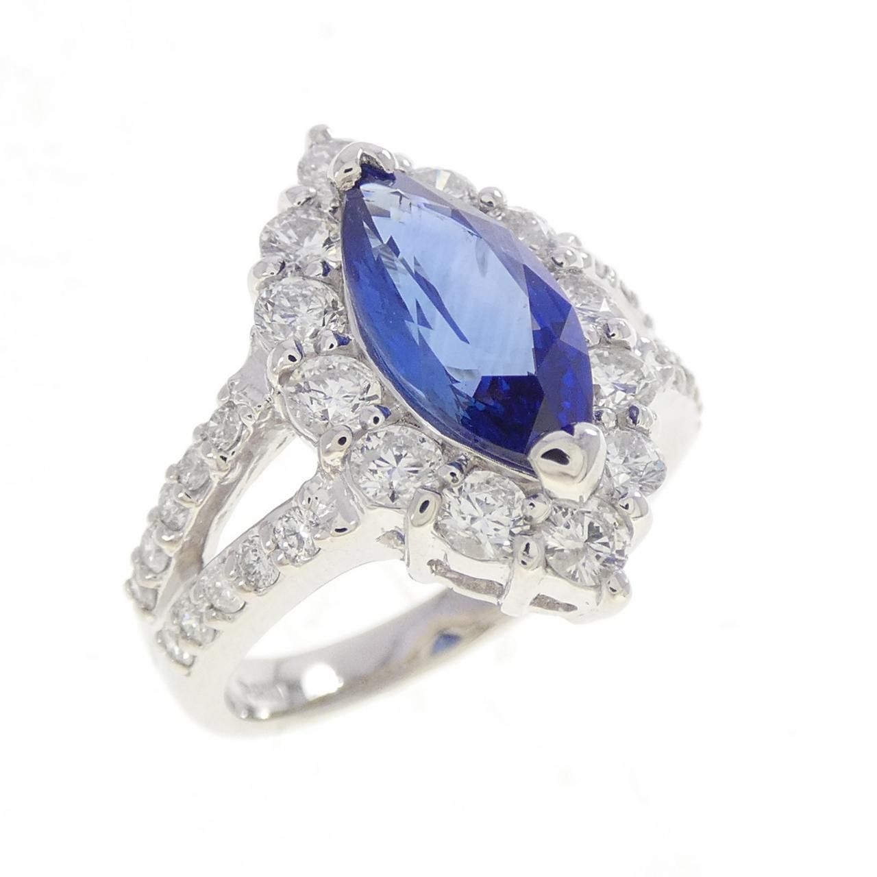 PT900 サファイヤ リング 1.96CT