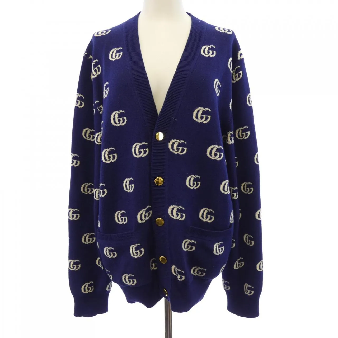 グッチ GUCCI 660285 XKBVB カーディガン(やや傷や汚れあり) 中古
