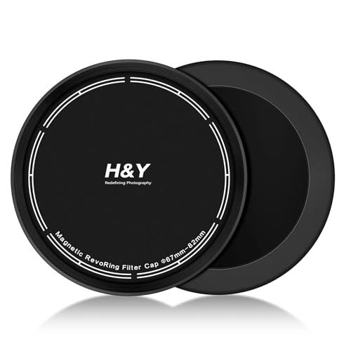 H&Y フィルターキャップ for REVORING レボリング専用マグネット式フロントキャップ＋リアキャップセット 67-82mm用 LC-82 | レボリング一体型フィルター67-82mm専用キャップセット、フロント側：マグネット式、リア c664d77f