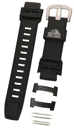 [カシオ] PRW-5000 用 バンドと接続部品（メタルからウレタンに変更（バンドピース、バネ棒））送料無料 d015c5a1