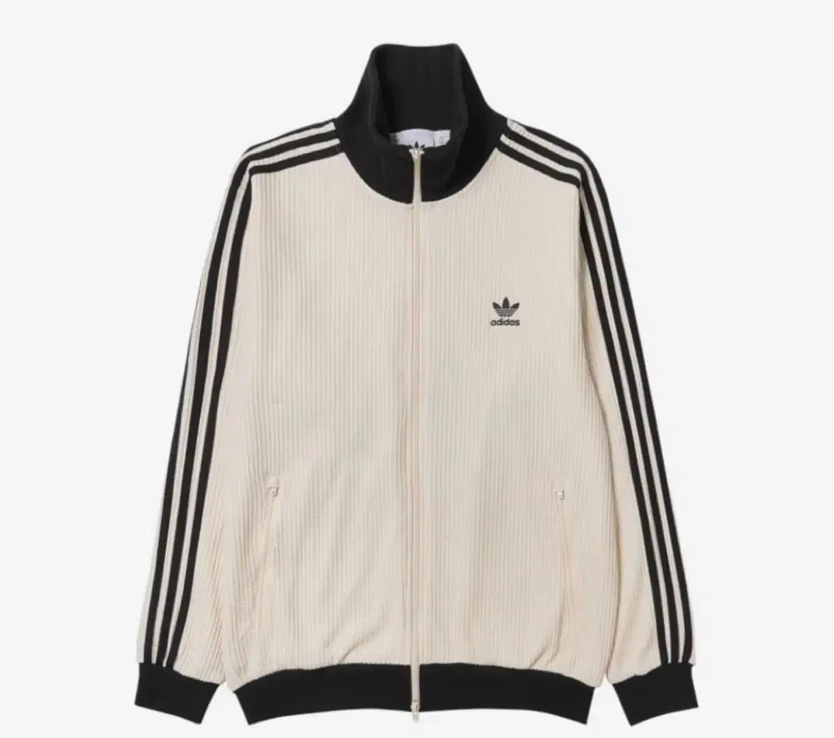 新品) adidas トラックジャージ ジャケット クリーム