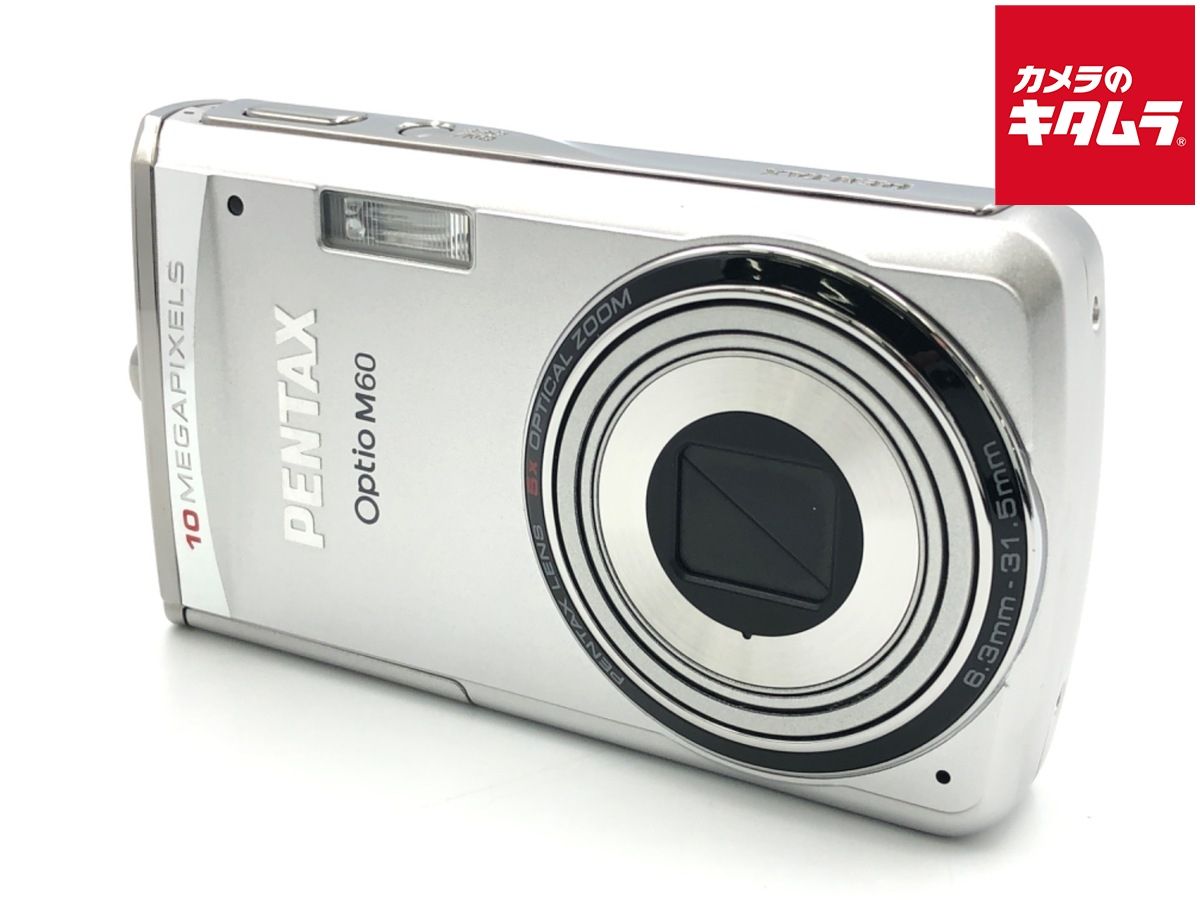 【中古】 【良品】 ペンタックス デジタルカメラ OptioM60 シルバー
