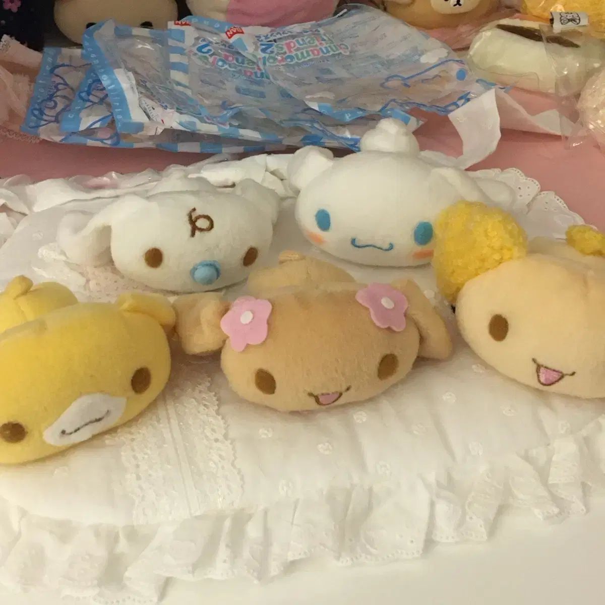 古典シナモロールフレンズ（モカ、シナモロール、チノ、シフォン、ミール）セット