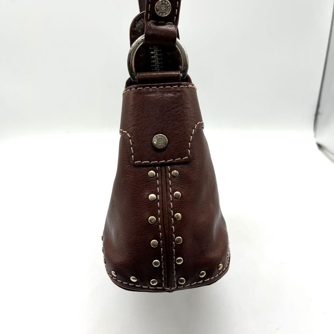 Vintage MK Studded Leather Hobo Bag 3270 - メルカリ