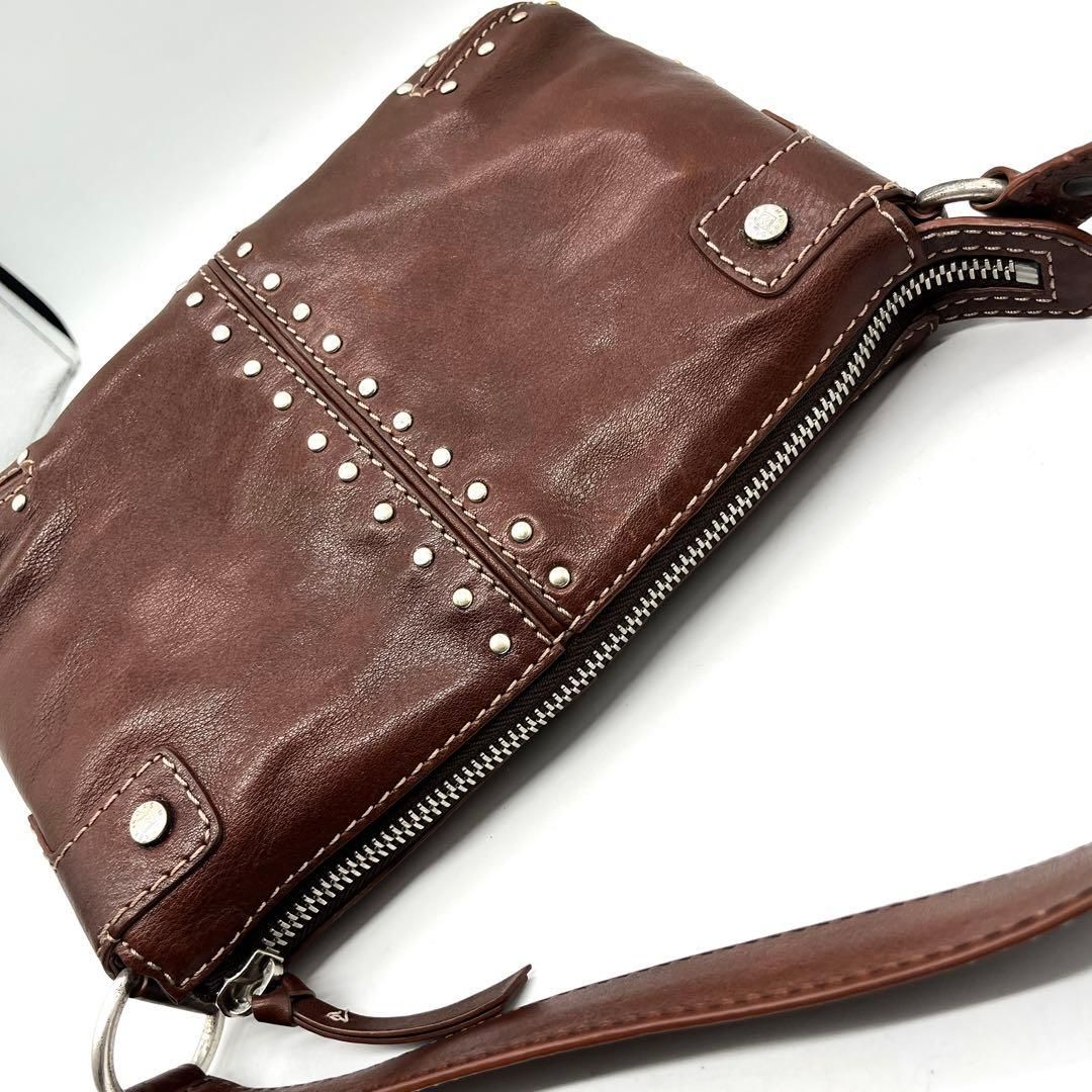 Vintage MK Studded Leather Hobo Bag 3270 - メルカリ