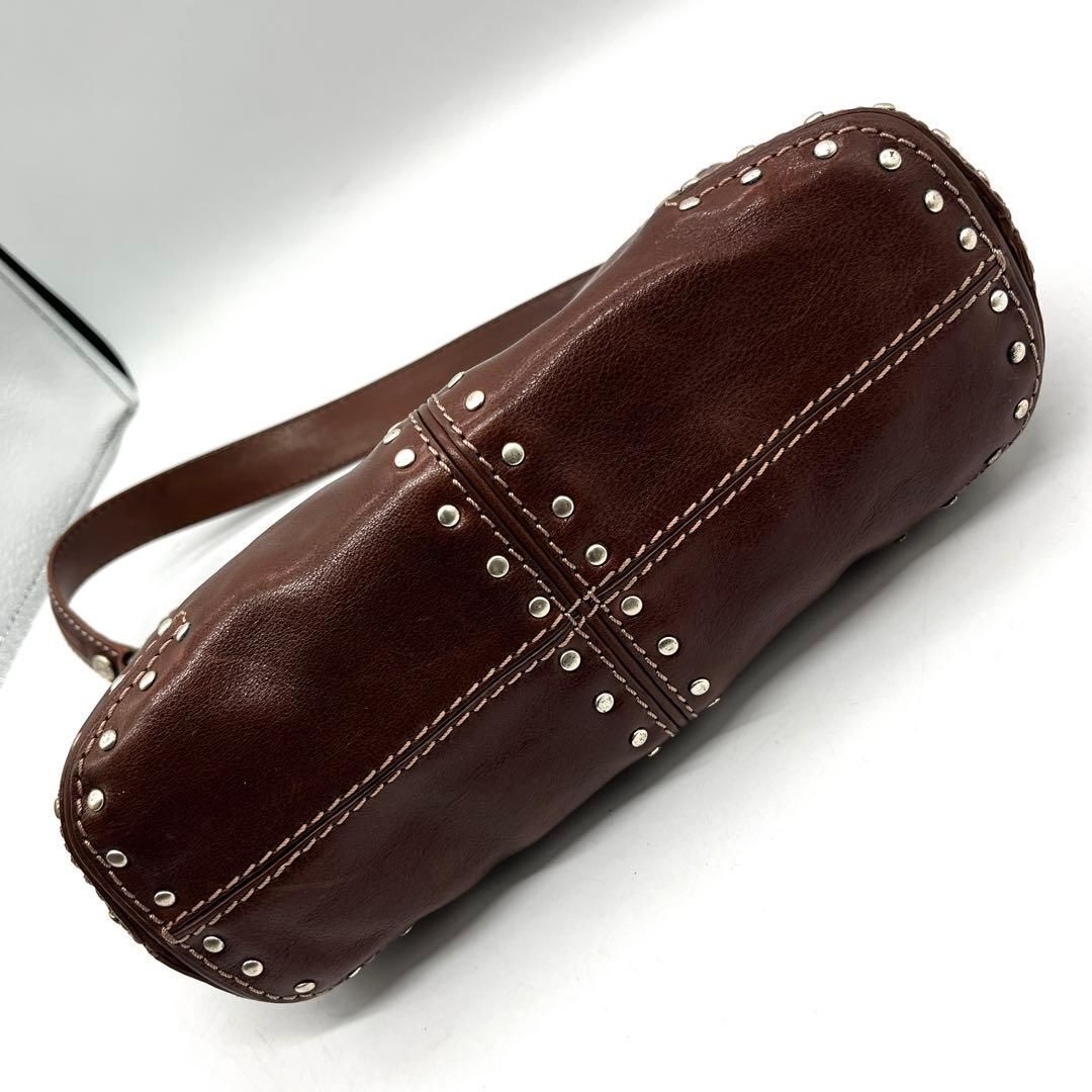 Vintage MK Studded Leather Hobo Bag 3270 - メルカリ