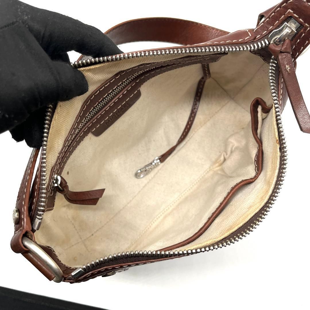 Vintage MK Studded Leather Hobo Bag 3270 - メルカリ