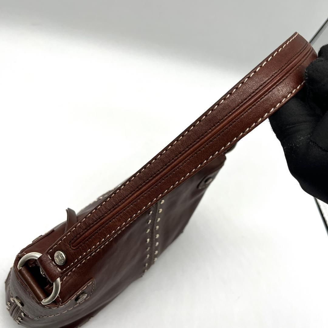 Vintage MK Studded Leather Hobo Bag 3270 - メルカリ