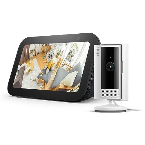 【セット買い】Echo Show 5 (第3世代) チャコール + Ring Indoor Cam (第2世代) ホワイト