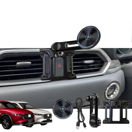 【延長アーム・ワイヤレス充電】 マツダ CX-5 マツダ CX-8 スマホホルダー MagSafe対応 マグネット cx8 cx-5 スマホホルダー cx-5 アクセサリーas