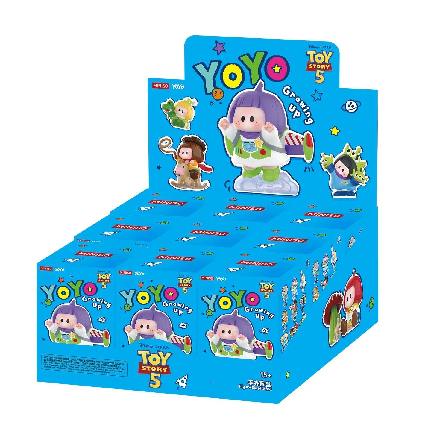 MINISO YOYO × トイ・ストーリー5 Growing Up フィギュア ブラインド