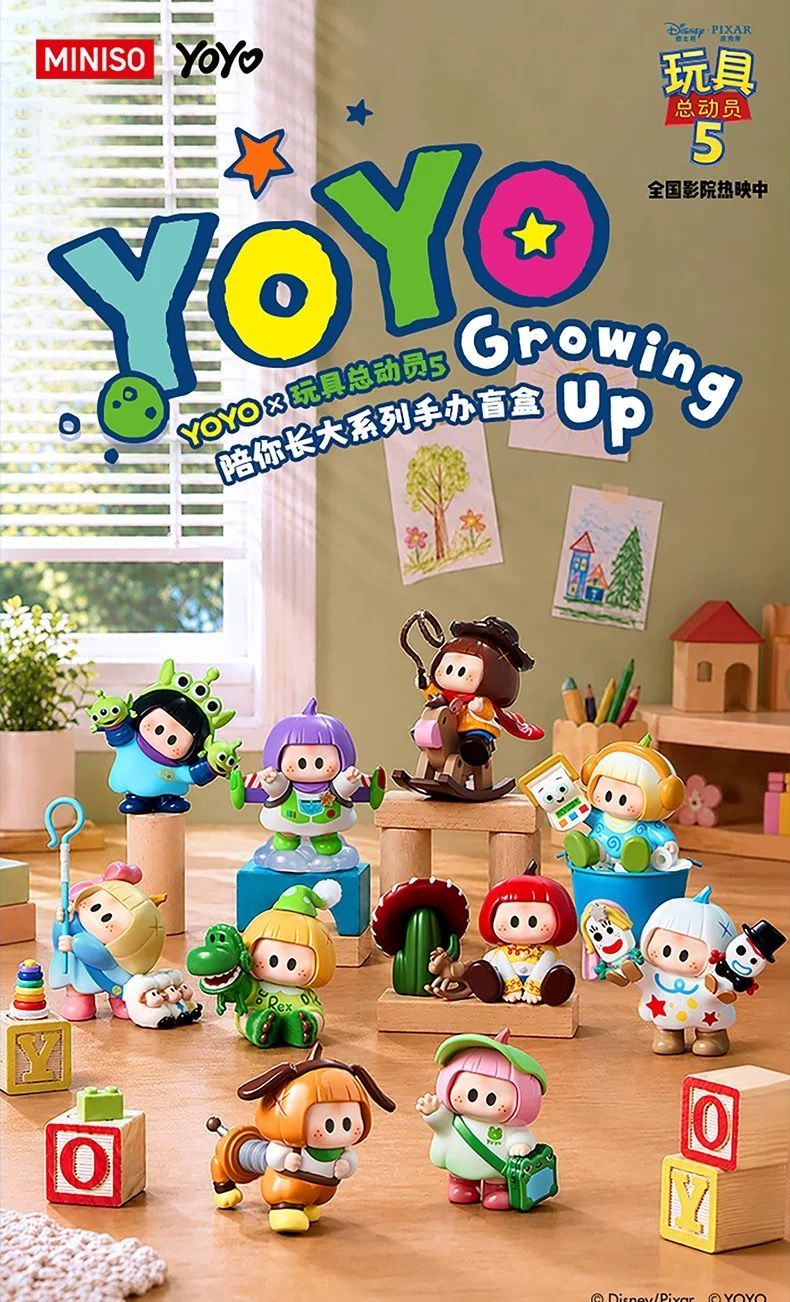 MINISO YOYO × トイ・ストーリー5 Growing Up フィギュア ブラインド