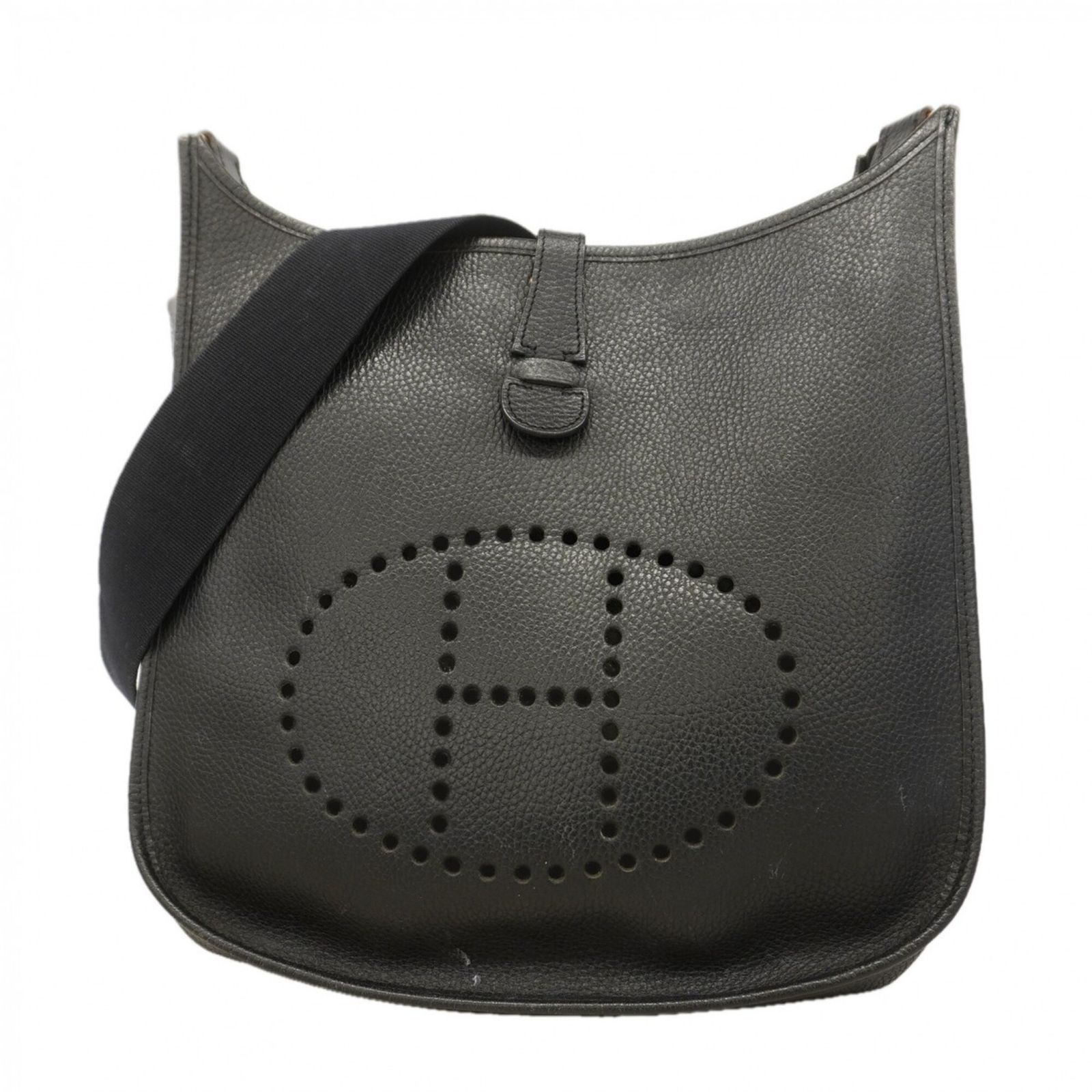 エルメス(Hermes) エルメス ショルダーバッグ エヴリン1PM アルデンヌ ブラック □B刻印レディース P3184646