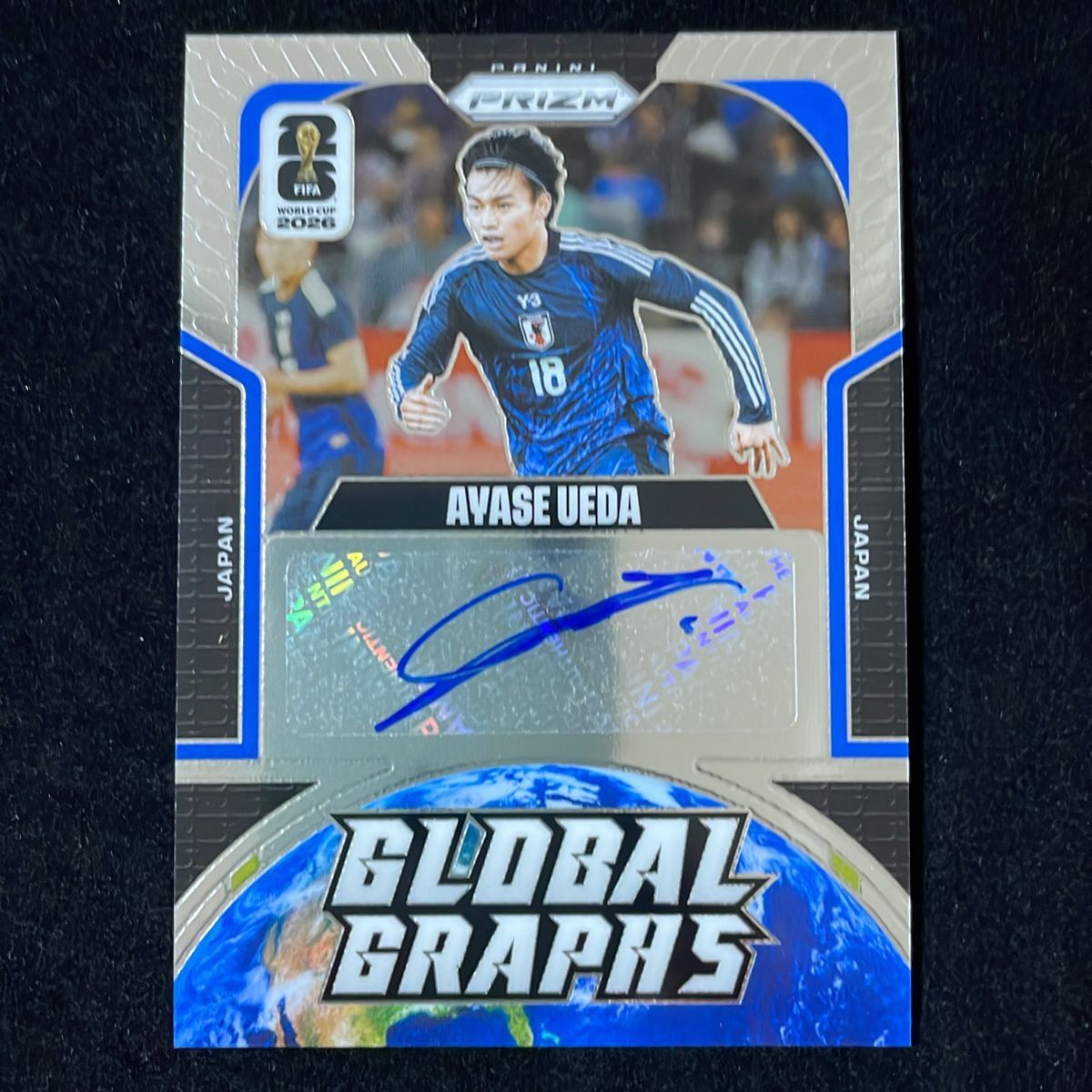 上田綺世 Ayase Ueda Panini Prizm FIFA World Cup Global Graphs 2026