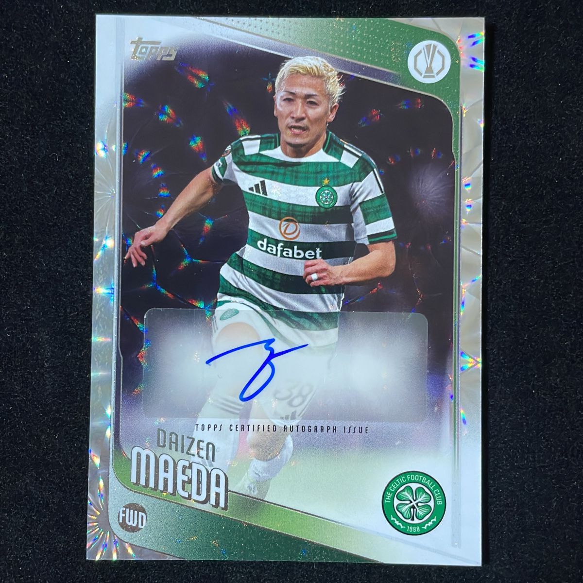 前田大然 Daizen Maeda Topps UCC Japan Edition 2025-26 Auto サイン