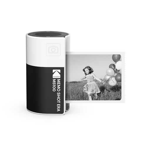 コダック KODAK Memo Shot ERA トイインスタントデジタルカメラ、ラベルプリンター (ホワイト, カメラ本体＋1ロール) 7,060円