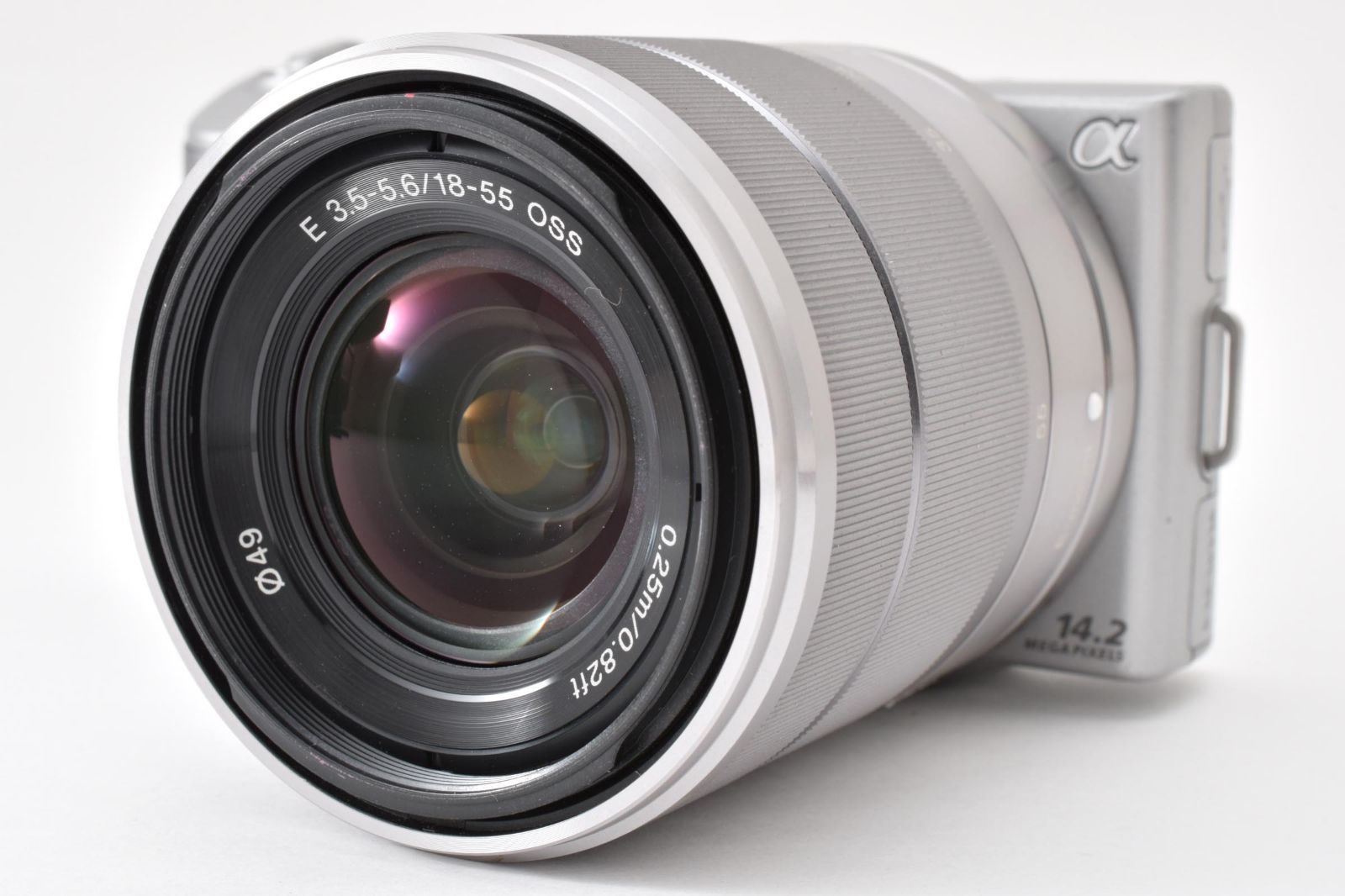 返品保証】☆良品☆ソニー SONY α NEX-5 シルバー レンズキット 18