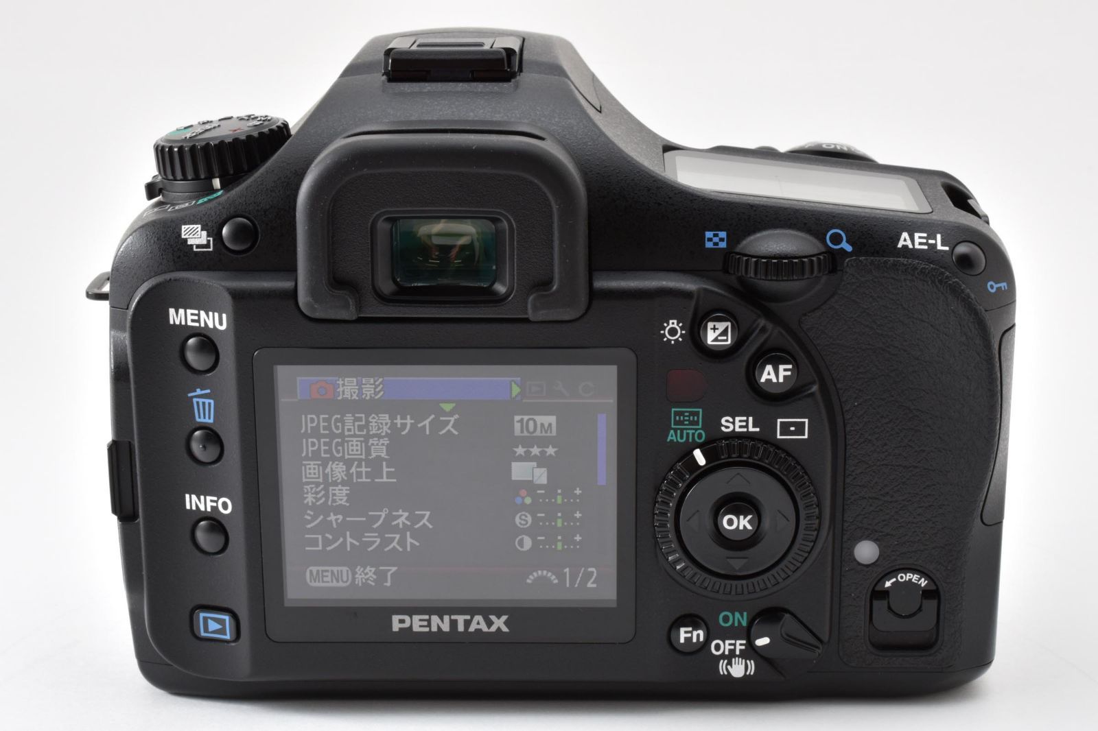 【返品保証】★極上品★ペンタックス PENTAX K10D ボディ《ショット数1,121回》★ L55#8566