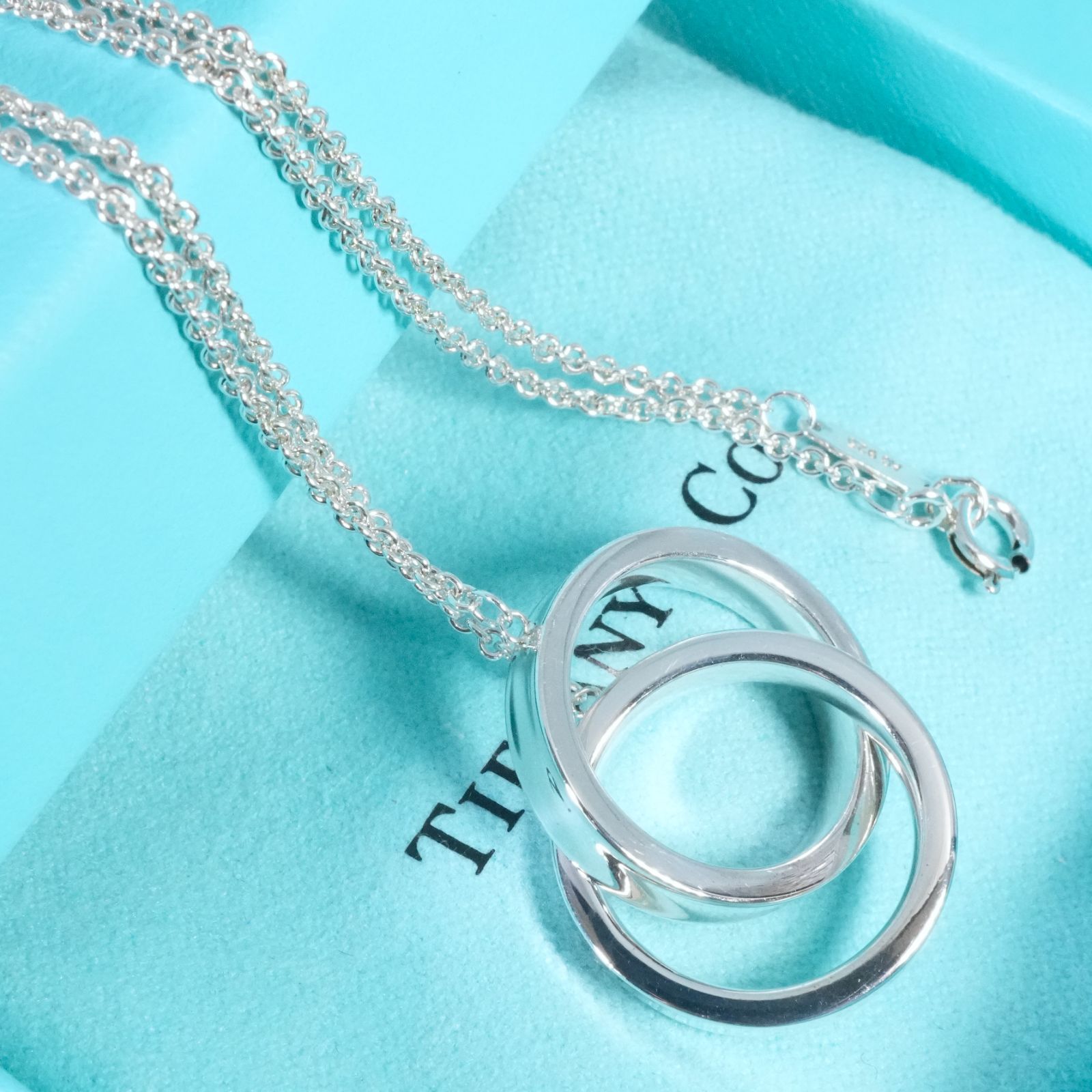 TIFFANY ティファニー インターロッキング ネックレス シルバー 