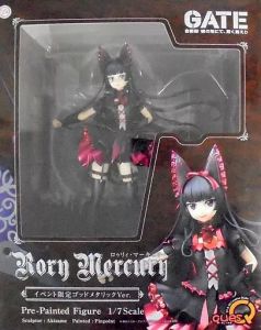 フィギュア 亜神 ロゥリィ・マーキュリー イベント限定ゴッドメタリックVer. 「GATE 自衛隊 彼の地にて、斯く戦えり」 1/7 PVC製塗装済み完成品 ワンダーフェスティバル2018冬&あみあみ&イベント限定【10日以内発送】