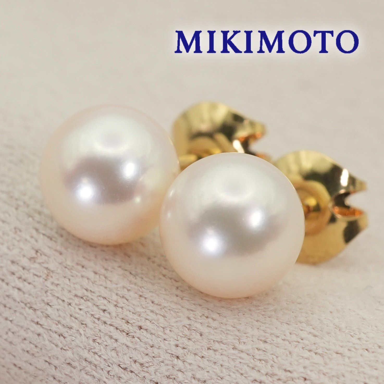 片方のみ★MIKIMOTO 真珠 ピアス7ミリ 7.7mm ミキモト K18 アコヤ真珠 一粒パール ピアス /25-89 - メルカリ