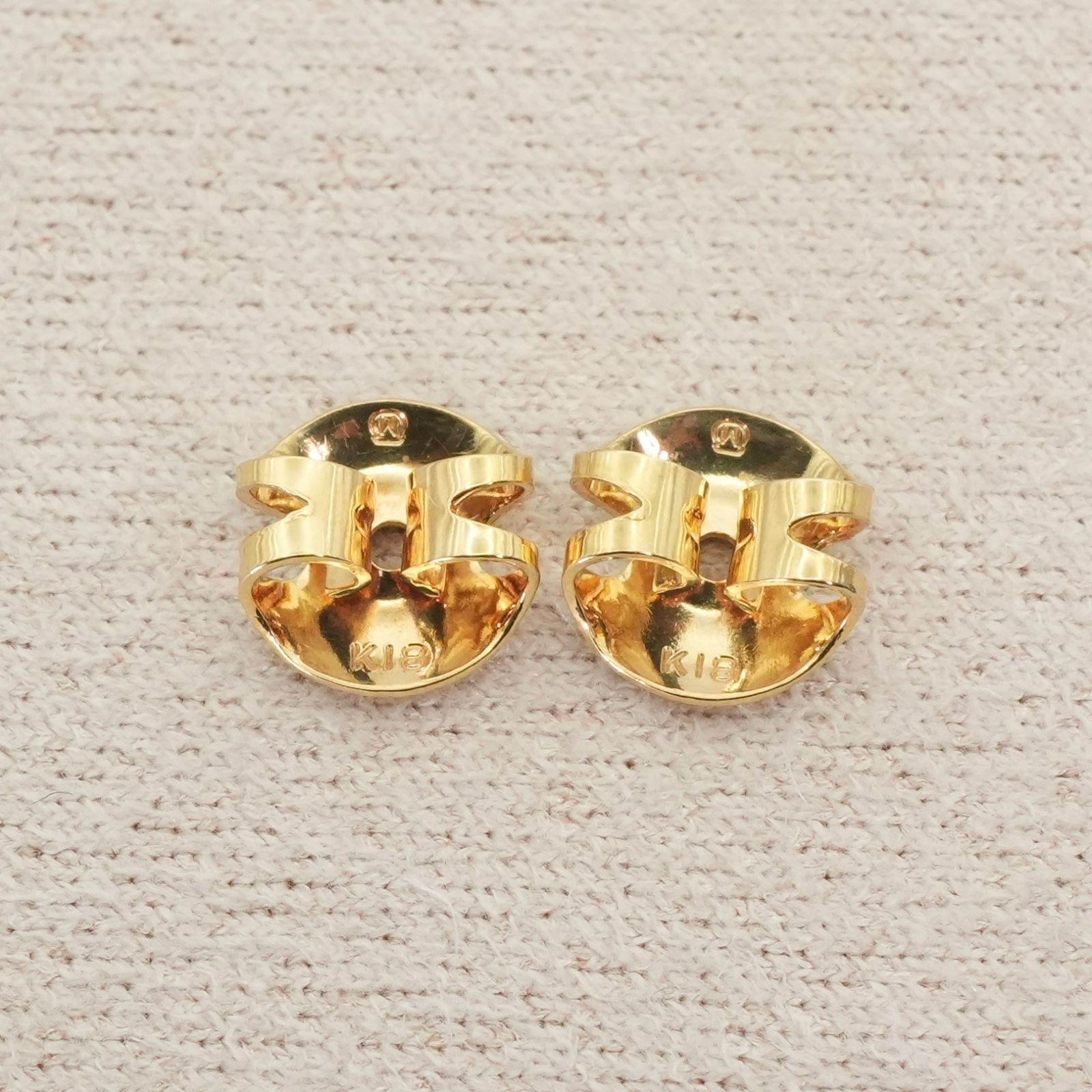 7.7mm ミキモト K18 アコヤ真珠 一粒パール ピアス /25-89 - メルカリ